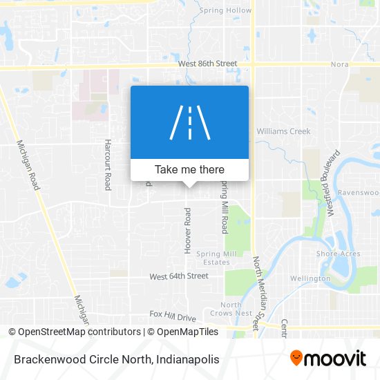 Brackenwood Circle North map