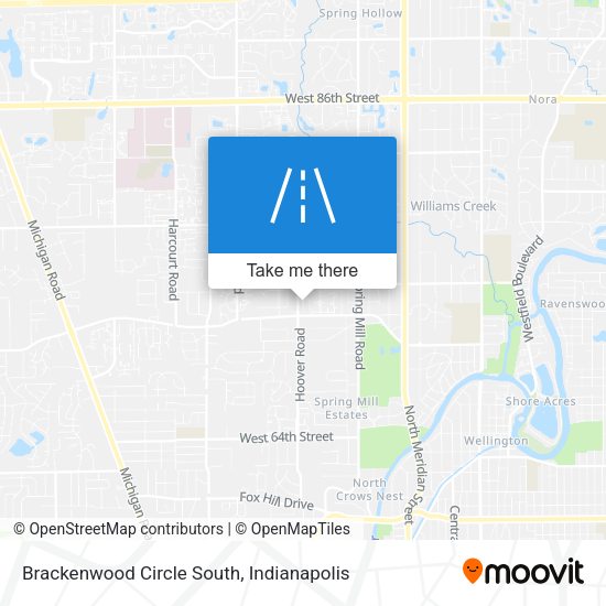 Brackenwood Circle South map