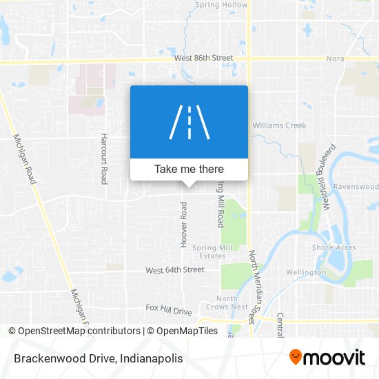 Brackenwood Drive map