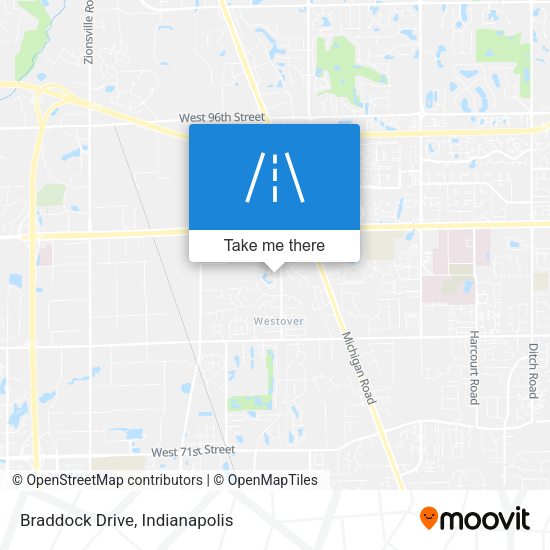 Mapa de Braddock Drive
