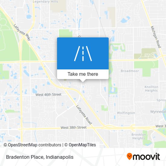 Bradenton Place map
