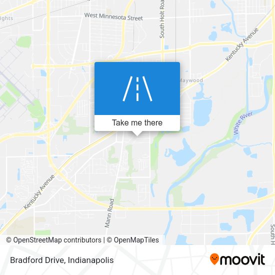 Bradford Drive map