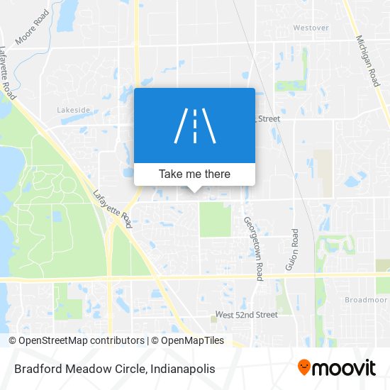 Bradford Meadow Circle map