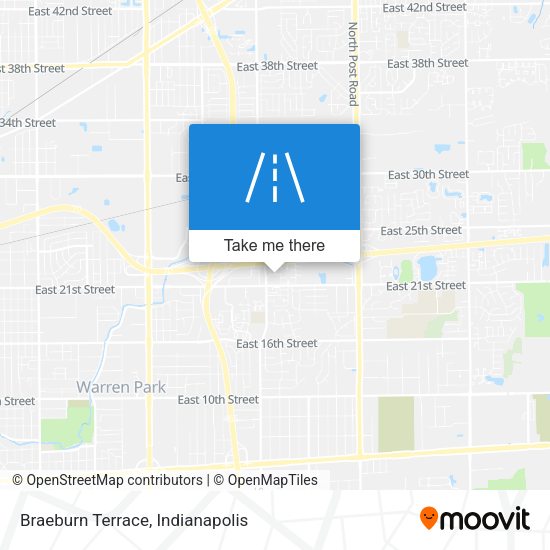 Braeburn Terrace map