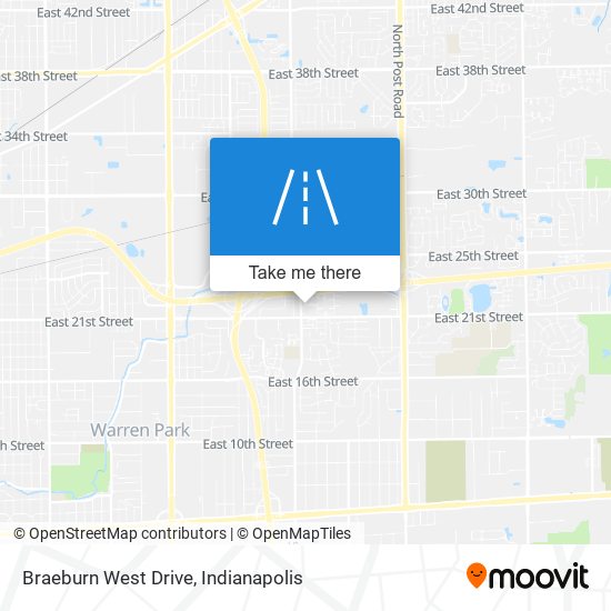 Braeburn West Drive map