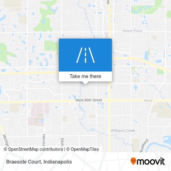 Braeside Court map