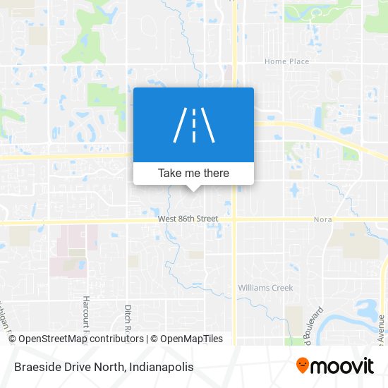 Braeside Drive North map