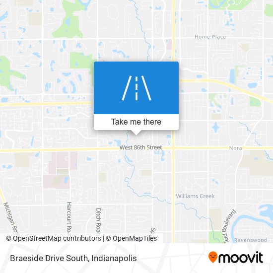 Braeside Drive South map