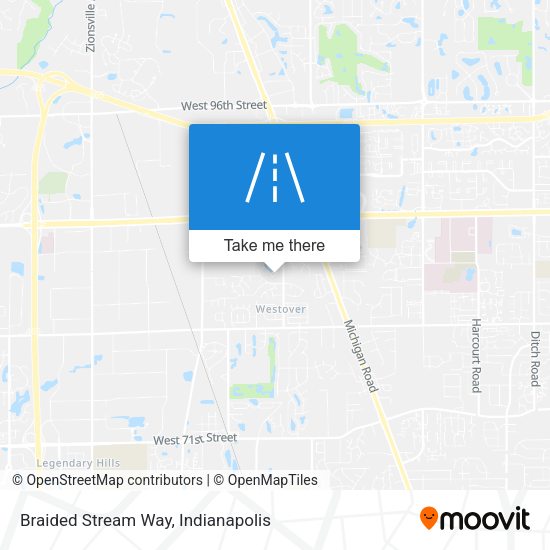Mapa de Braided Stream Way