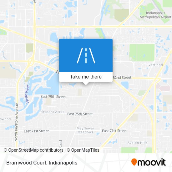 Mapa de Bramwood Court