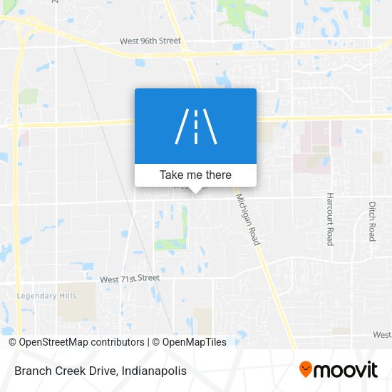 Branch Creek Drive map