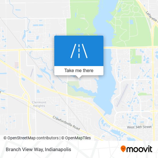 Branch View Way map