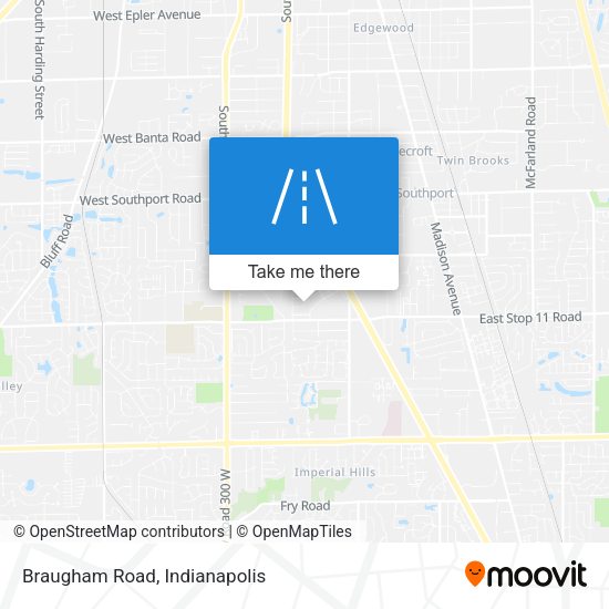 Mapa de Braugham Road