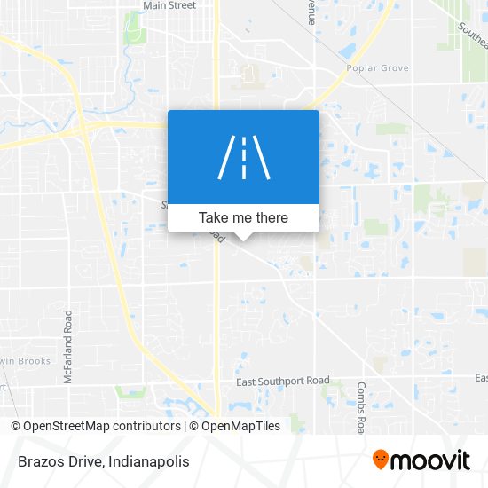 Brazos Drive map