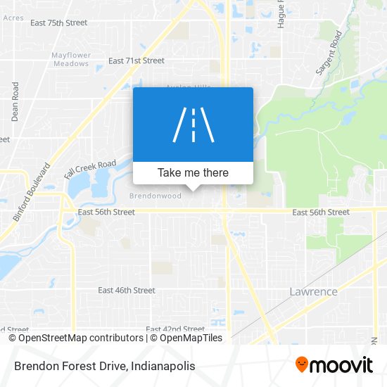 Brendon Forest Drive map
