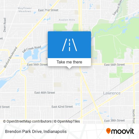 Brendon Park Drive map