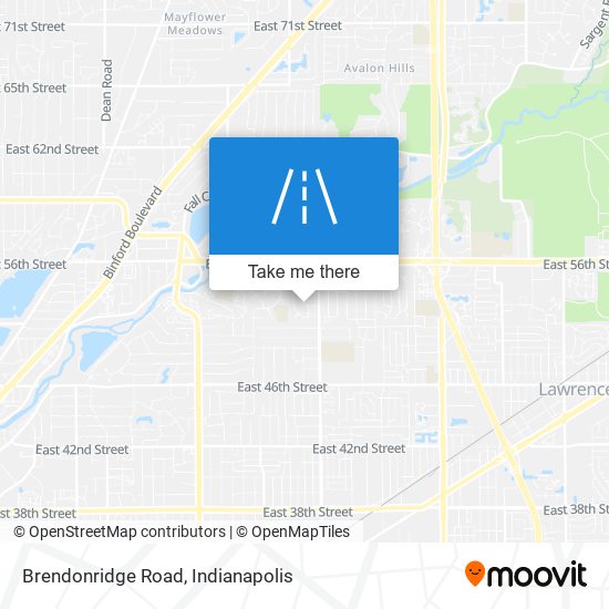 Brendonridge Road map