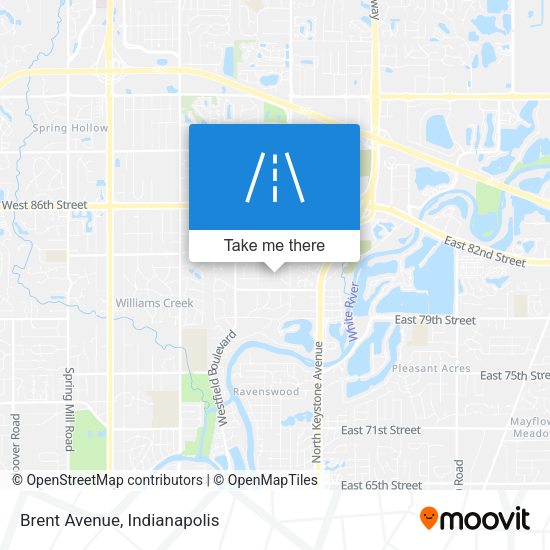 Mapa de Brent Avenue