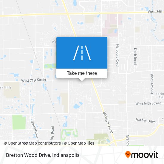 Bretton Wood Drive map