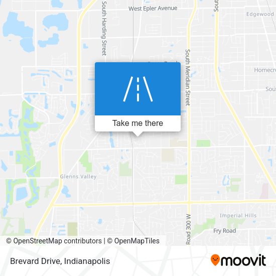 Brevard Drive map