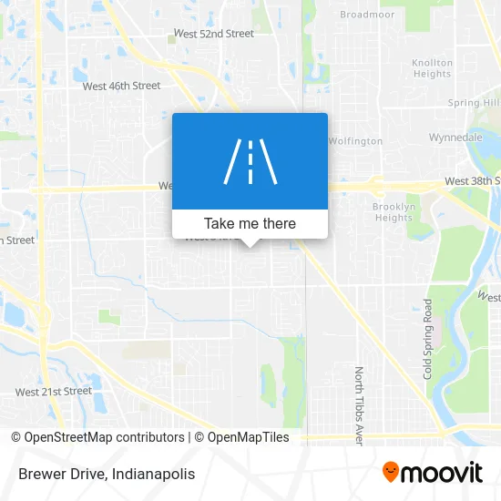 Brewer Drive map