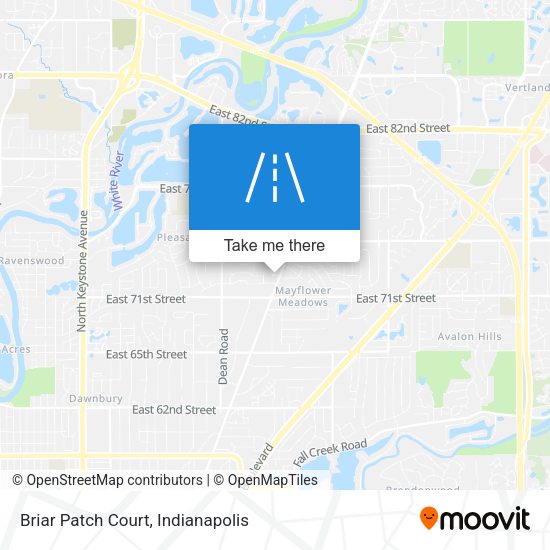 Briar Patch Court map