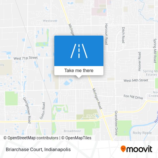 Briarchase Court map