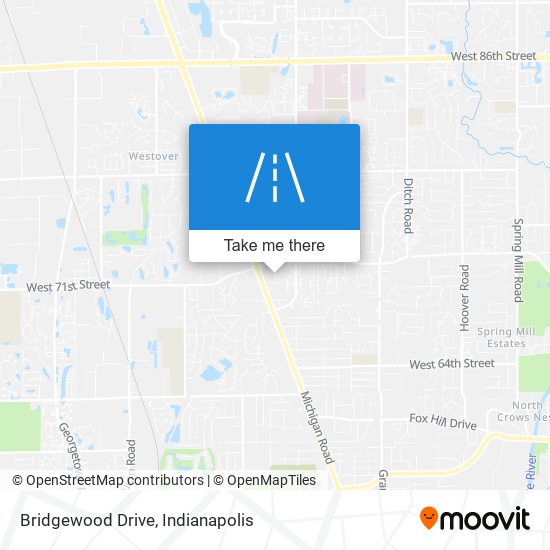 Bridgewood Drive map