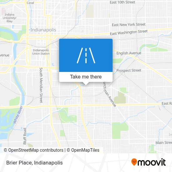Brier Place map