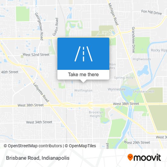 Brisbane Road map