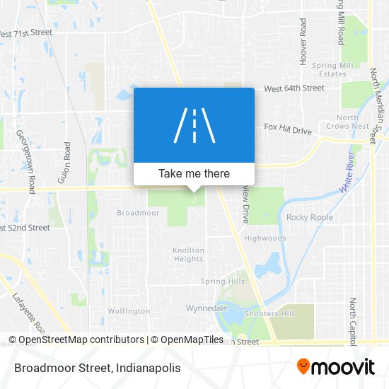 Broadmoor Street map