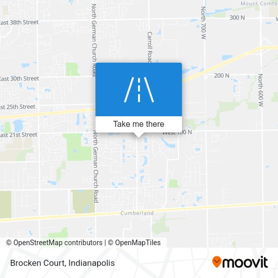 Brocken Court map