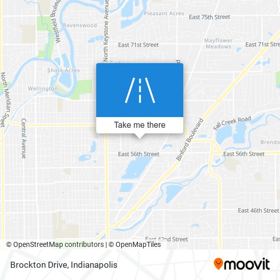 Brockton Drive map