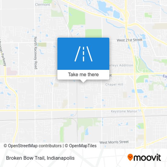 Broken Bow Trail map