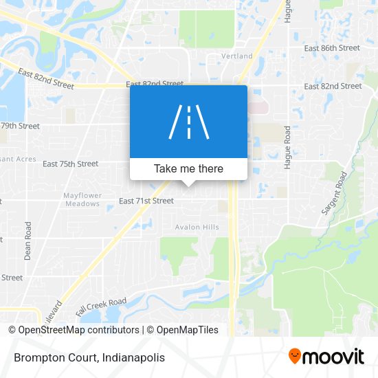 Mapa de Brompton Court