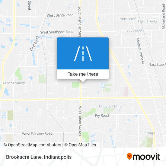 Brookacre Lane map