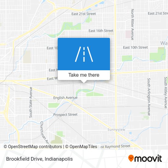 Mapa de Brookfield Drive