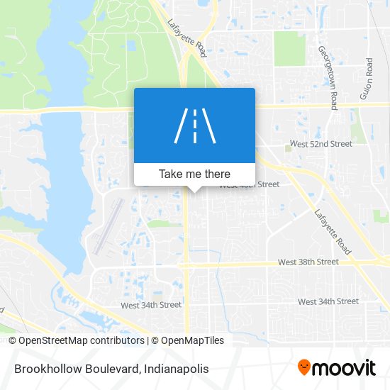 Brookhollow Boulevard map