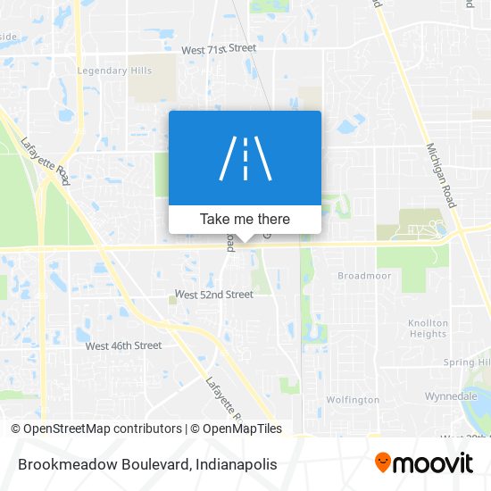 Brookmeadow Boulevard map