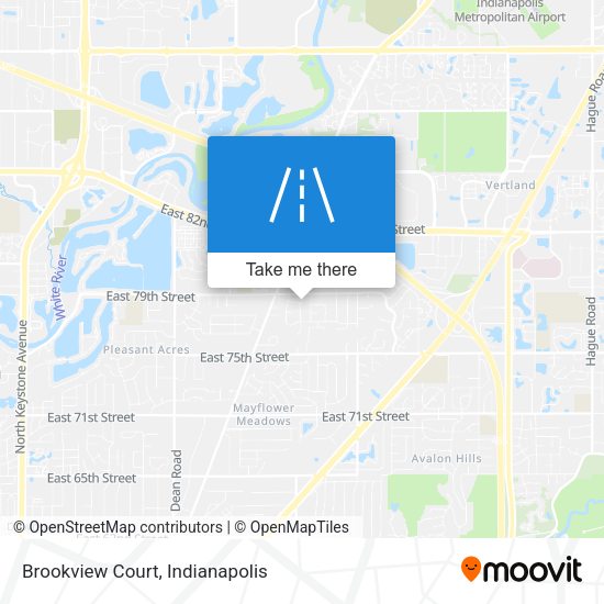 Brookview Court map