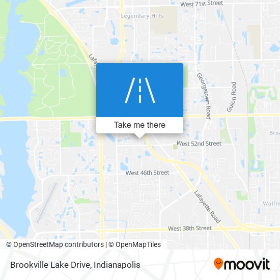 Brookville Lake Drive map