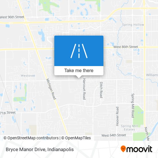 Bryce Manor Drive map