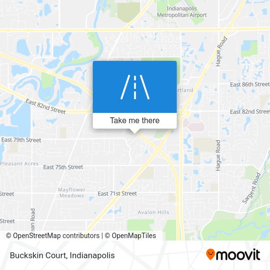 Buckskin Court map