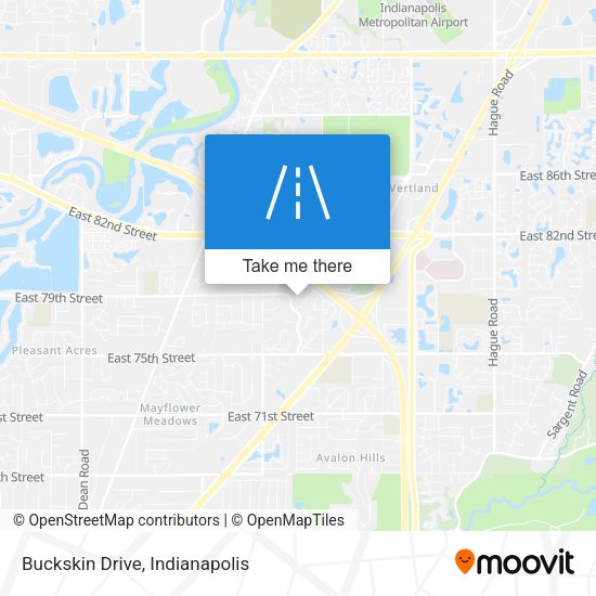 Mapa de Buckskin Drive