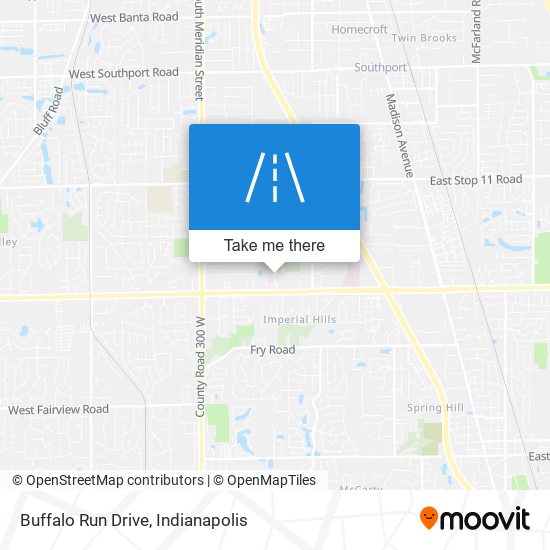 Buffalo Run Drive map