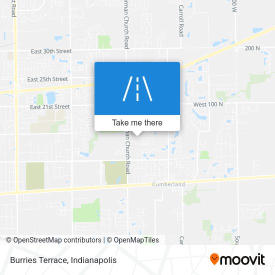 Burries Terrace map
