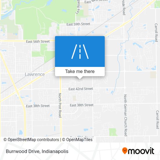 Mapa de Burrwood Drive
