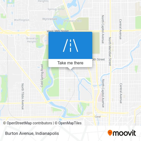 Mapa de Burton Avenue