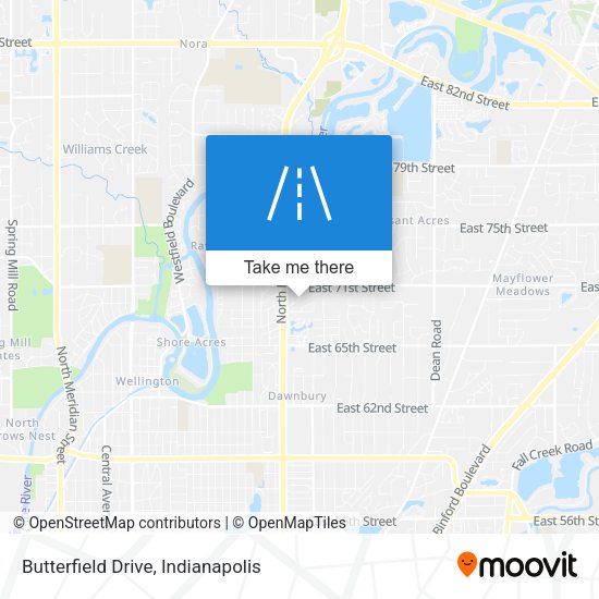 Mapa de Butterfield Drive