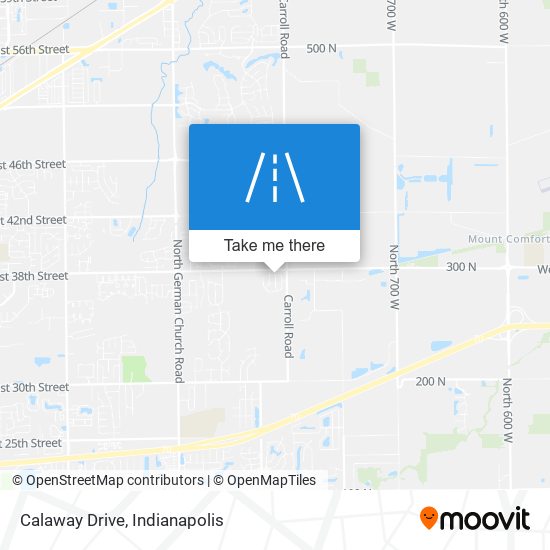 Calaway Drive map